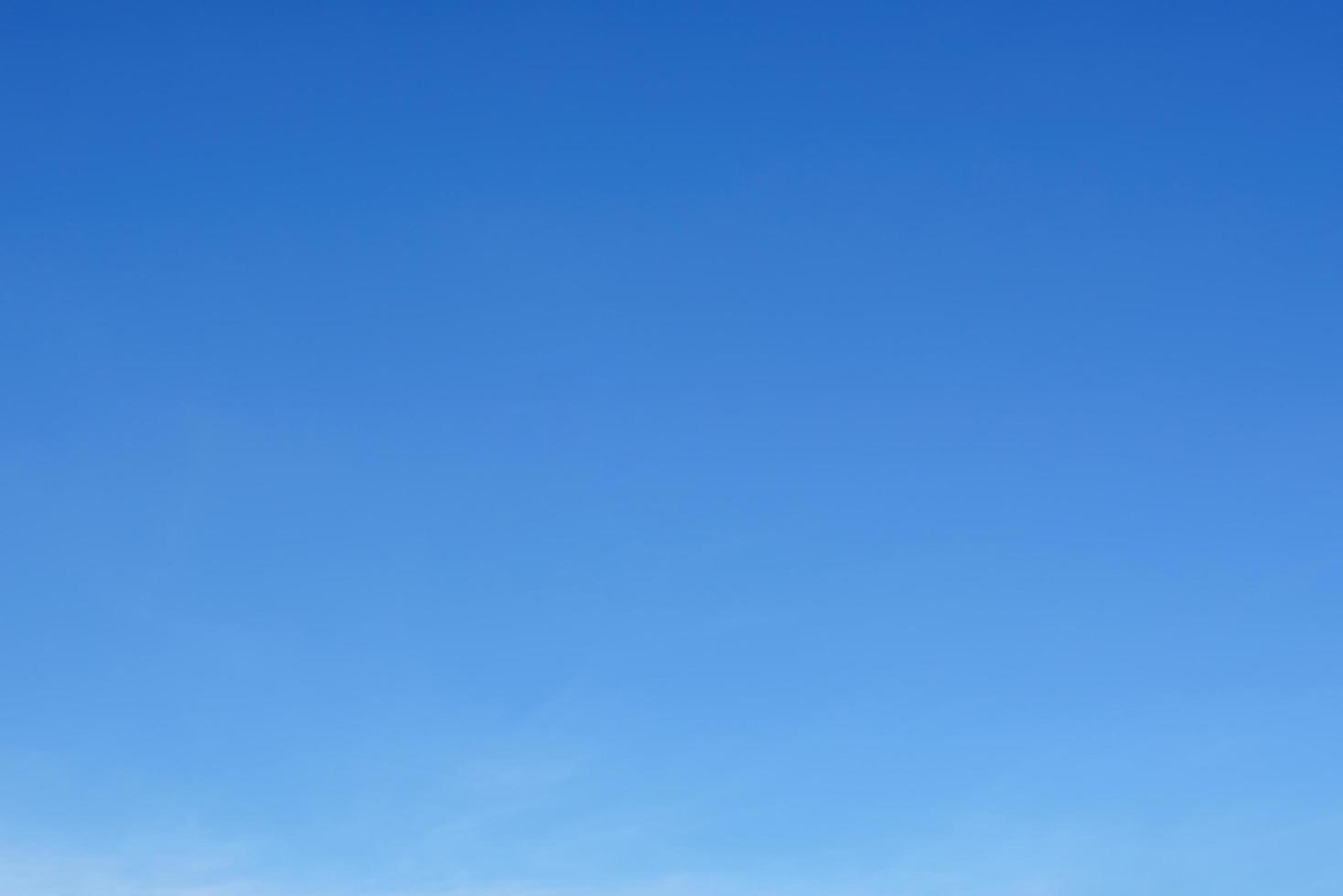 Cloudless beautiful sky on a clear day photo