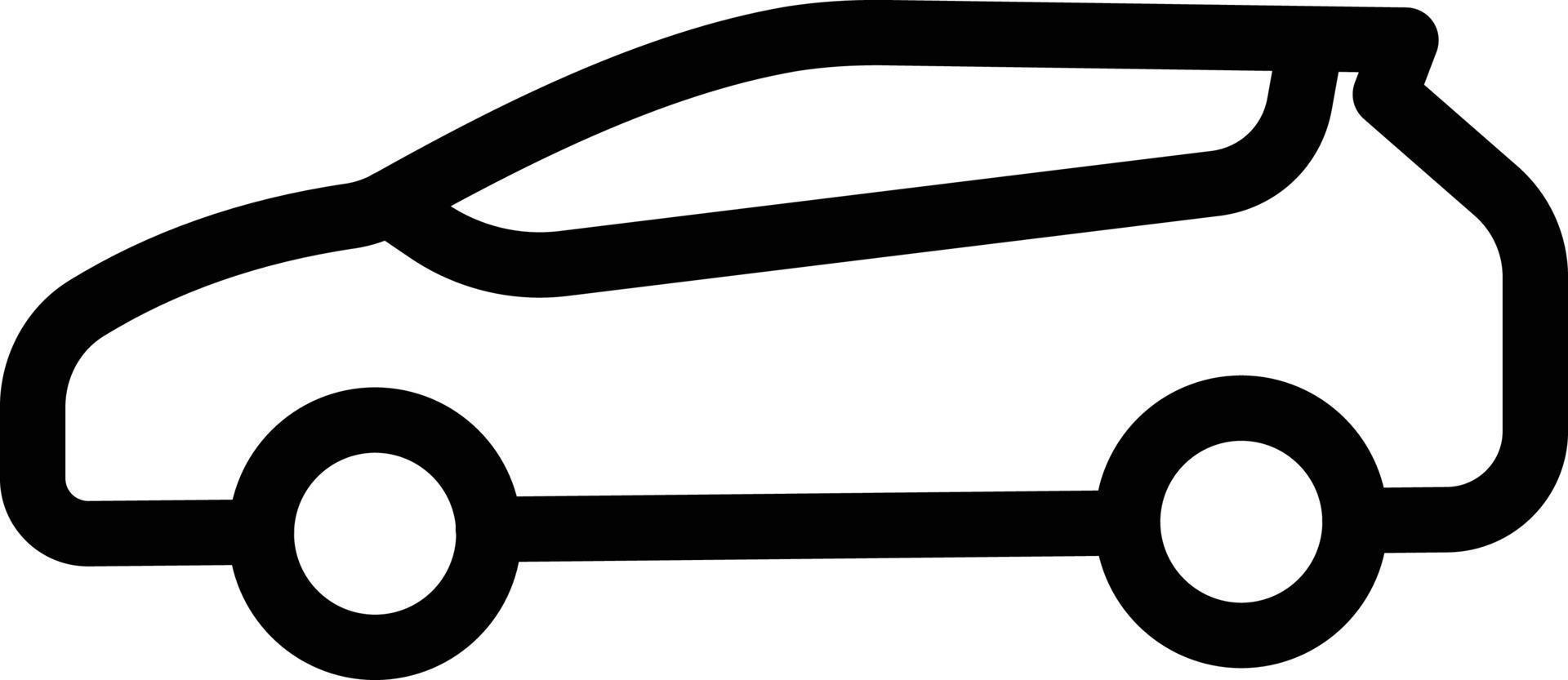 ilustración de vector de coche en un fondo. símbolos de calidad premium. iconos vectoriales para concepto y diseño gráfico.