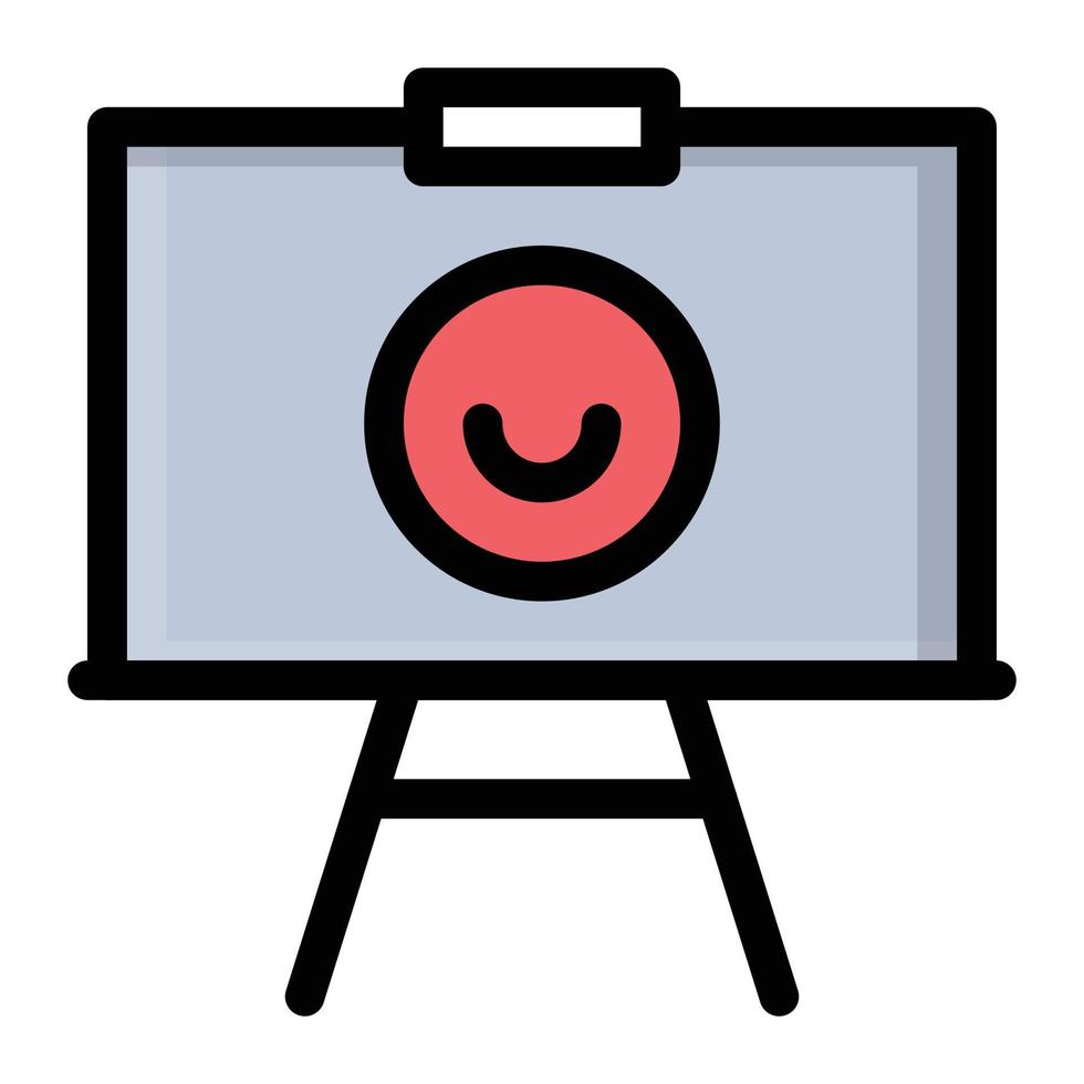 smiley board vector illustration on a background.Premium quality symbols. vector icons for concept and graphic design.