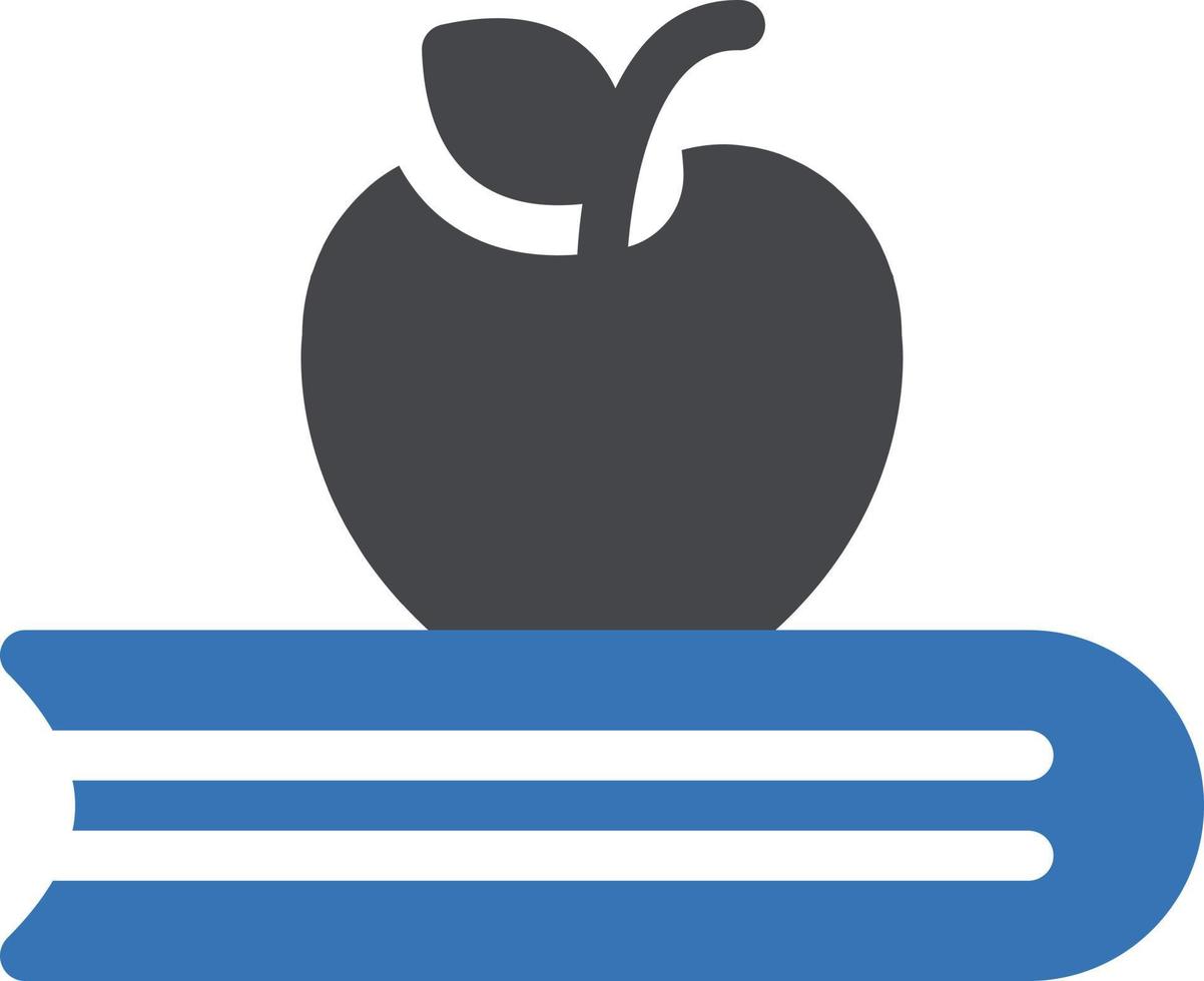 Ilustración de vector de Apple Book en un fondo. Símbolos de calidad premium. iconos vectoriales para concepto y diseño gráfico.