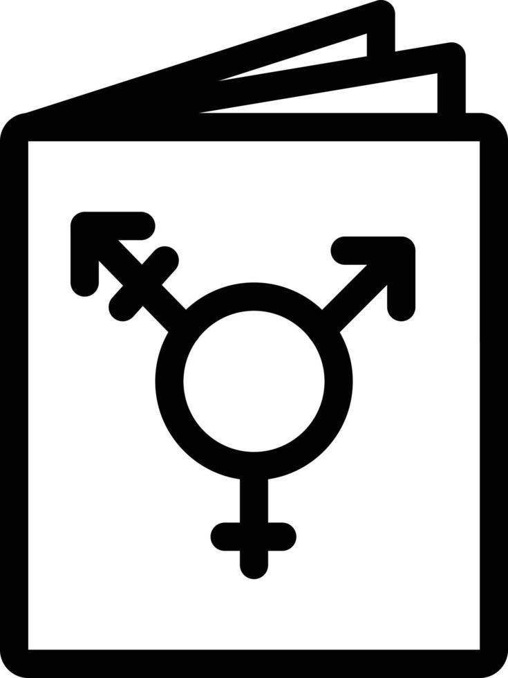 gender book vector illustration on a background.Premium quality symbols. vector icons for concept and graphic design.
