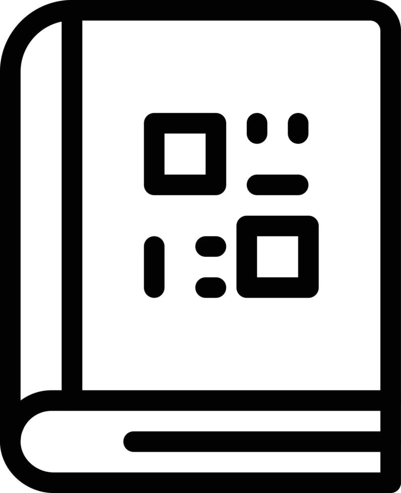 ilustración de vector de código qr en un fondo. símbolos de calidad premium. iconos vectoriales para concepto y diseño gráfico.