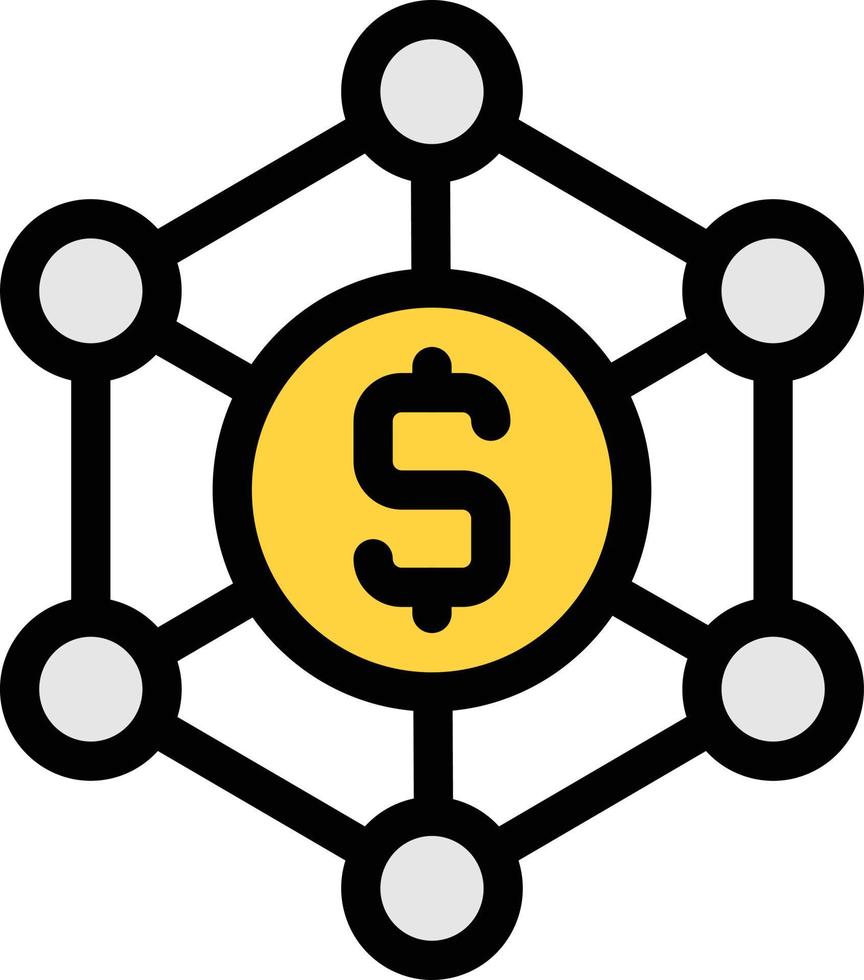 dollar sharing vector illustration on a background.Premium quality symbols.vector icons for concept and graphic design.
