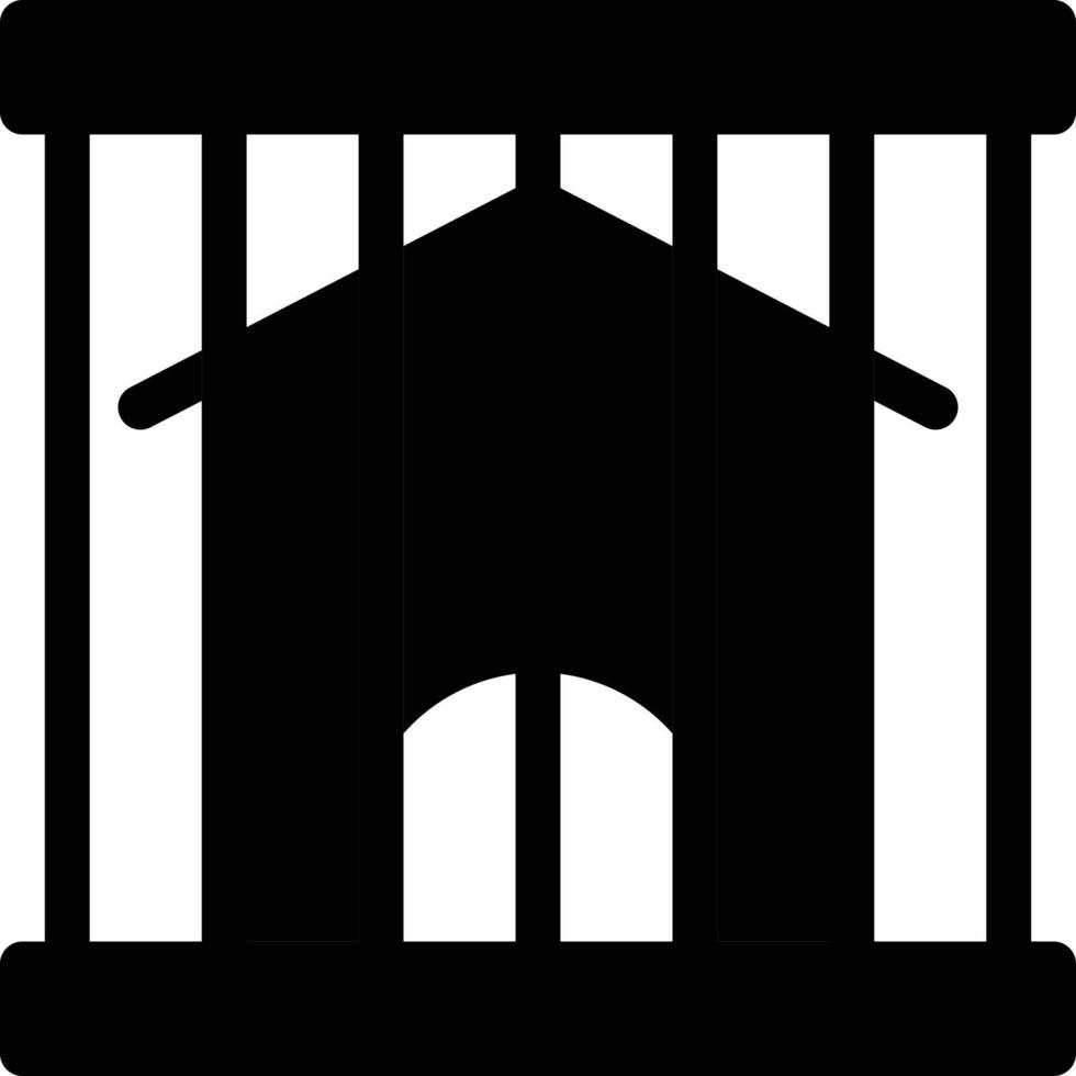 bank jail vector illustration on a background.Premium quality symbols. vector icons for concept and graphic design.