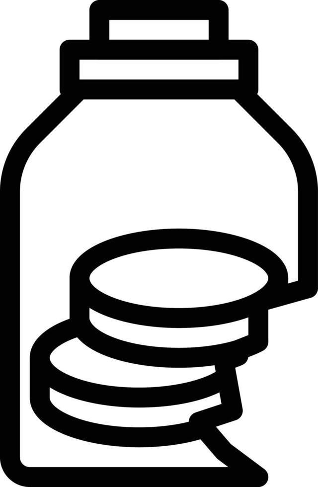 jar broken vector illustration on a background.Premium quality symbols. vector icons for concept and graphic design.
