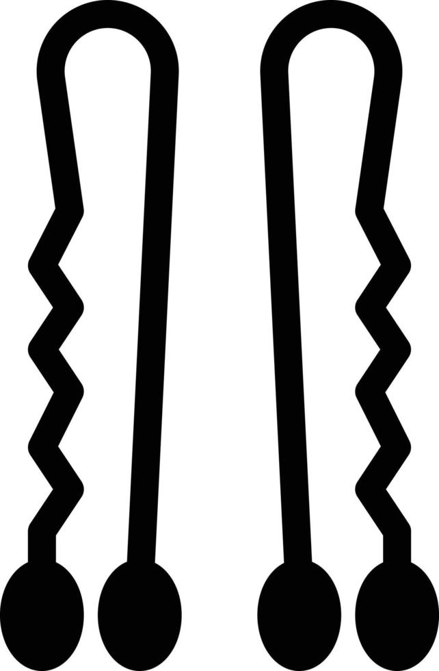hairpin vector illustration on a background.Premium quality symbols. vector icons for concept and graphic design.