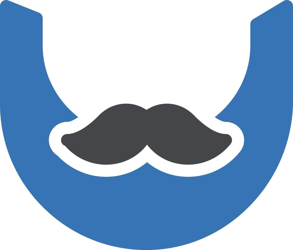 mustache vector illustration on a background.Premium quality symbols. vector icons for concept and graphic design.
