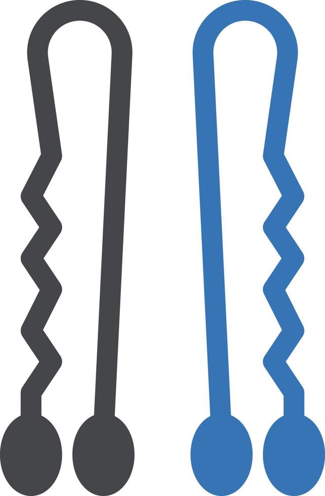 hairpin vector illustration on a background.Premium quality symbols. vector icons for concept and graphic design.