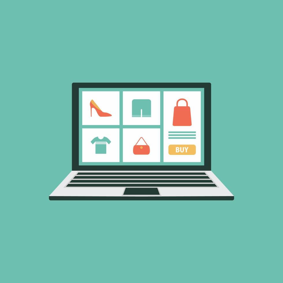 Remote communication Internet forum. Chat messages on laptop. Vector isolated illustration.