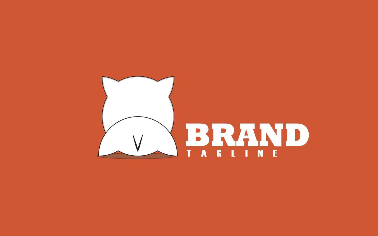 White Cat Logo vector