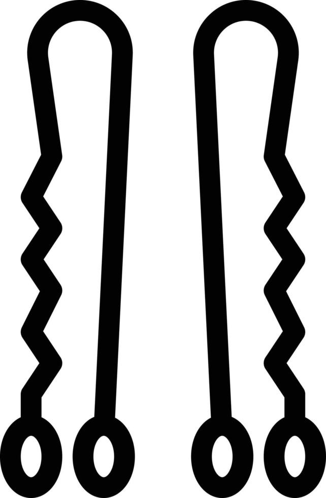 hairpin vector illustration on a background.Premium quality symbols. vector icons for concept and graphic design.