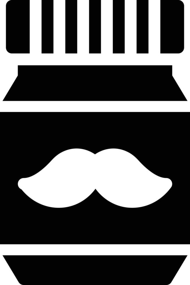 Ilustración de vector de bigote en un fondo. Símbolos de calidad premium. iconos vectoriales para concepto y diseño gráfico.