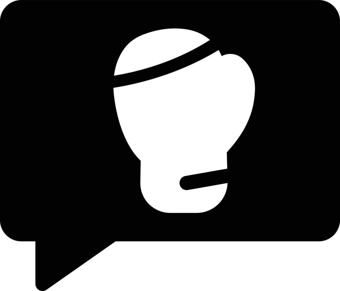 ilustración de vector de mensaje de boxeo en un fondo. símbolos de calidad premium. iconos vectoriales para concepto y diseño gráfico.