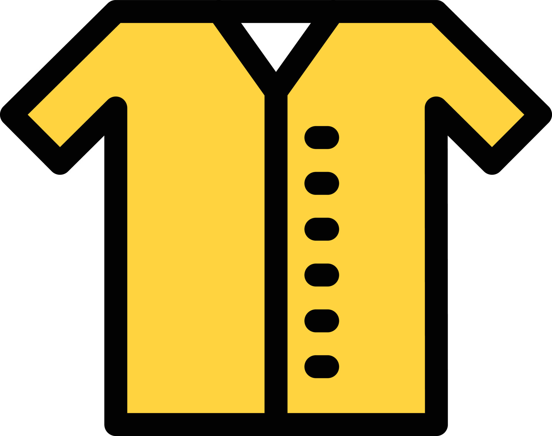 shirt vector illustration on a background.Premium quality symbols