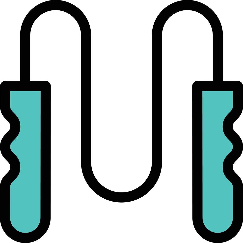 jumping rope vector illustration on a background.Premium quality symbols. vector icons for concept and graphic design.