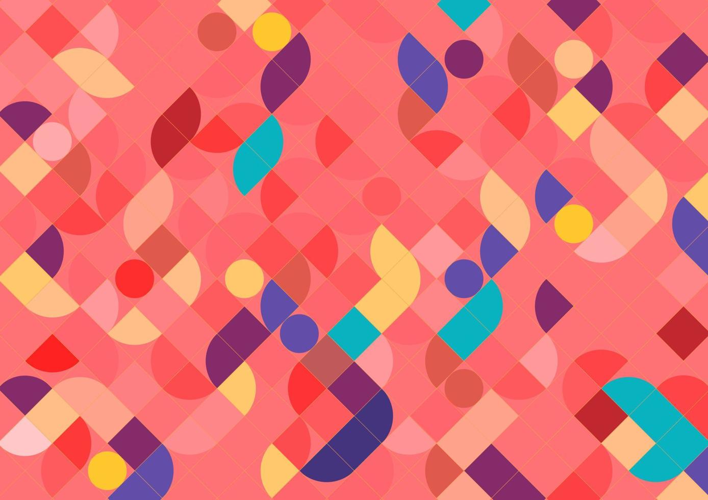 Geometric abstract colorful background vector