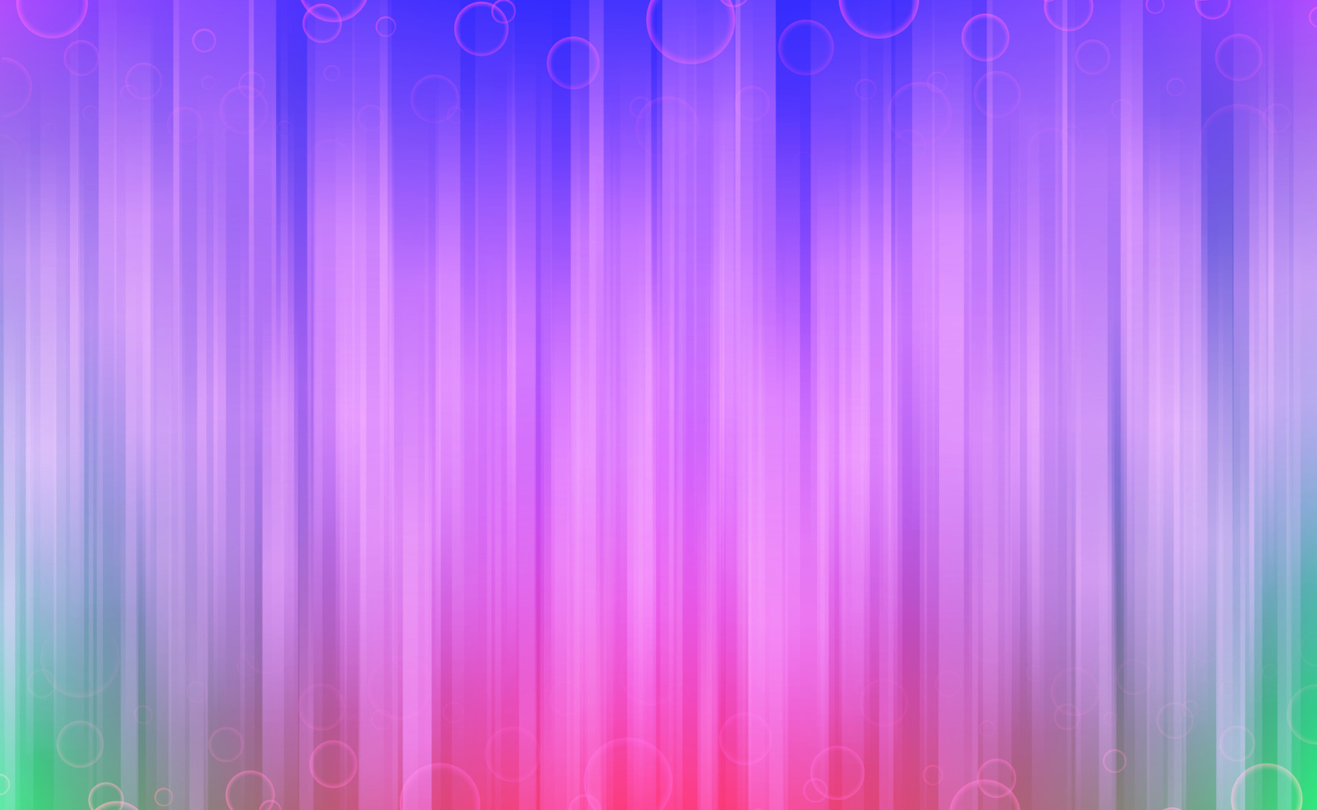 Colorful vertical lines with circle bubbles abstract background. Vector