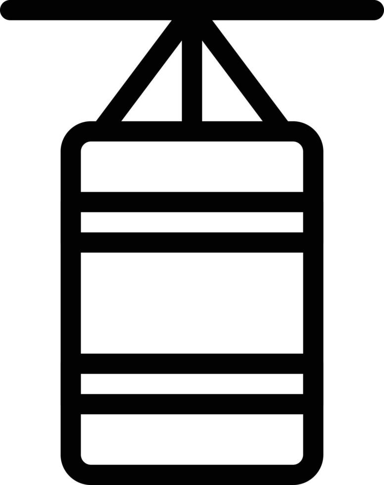 punch bag vector illustration on a background.Premium quality symbols. vector icons for concept and graphic design.