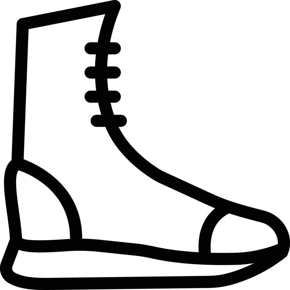 ilustración de vector de zapato en un fondo. símbolos de calidad premium. iconos vectoriales para concepto y diseño gráfico.