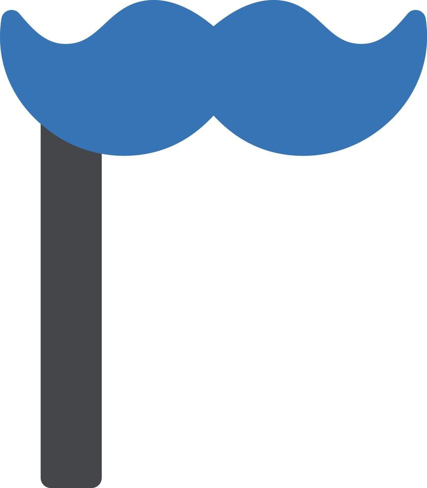 Ilustración de vector de bigote en un fondo. Símbolos de calidad premium. iconos vectoriales para concepto y diseño gráfico.