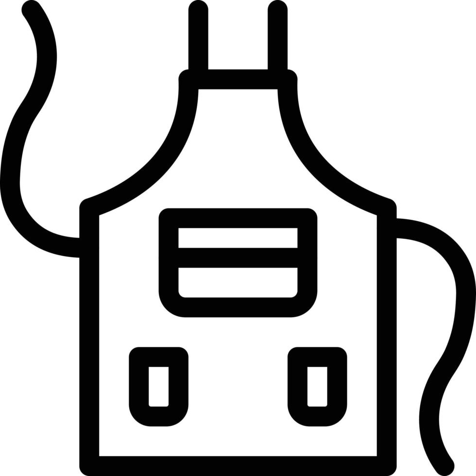 apron vector illustration on a background.Premium quality symbols. vector icons for concept and graphic design.