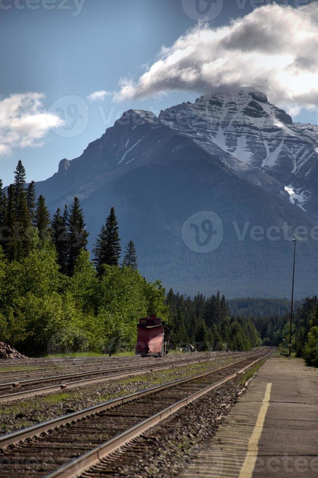 tren con quitanieves foto