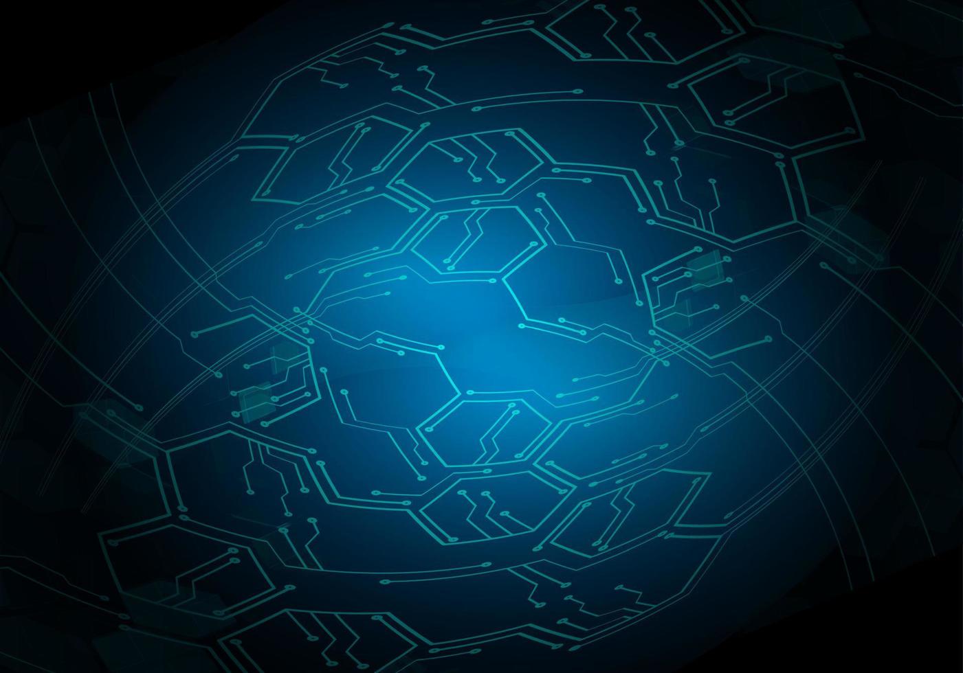 cyber circuit future technology concept background vector