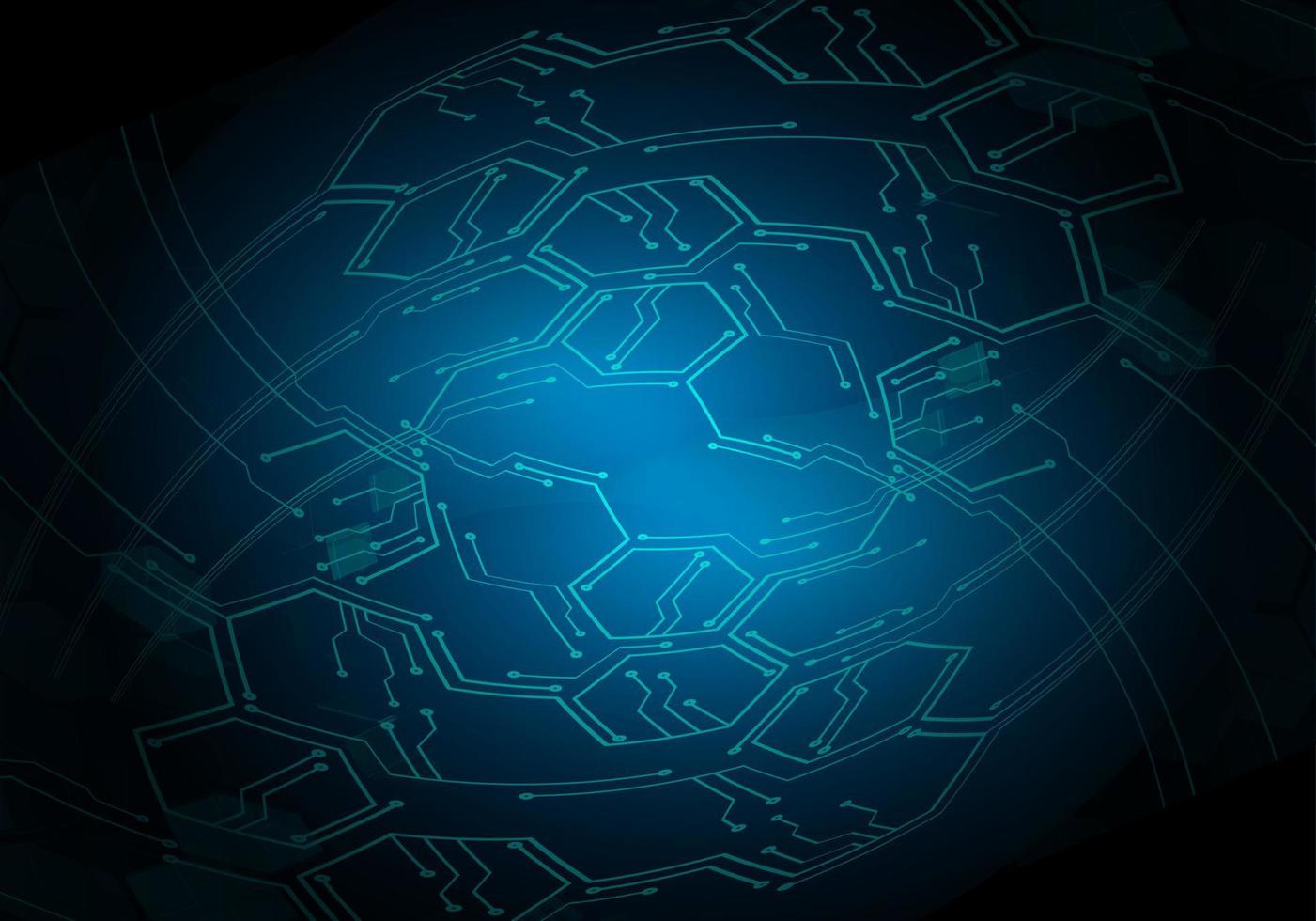 cyber circuit future technology concept background vector