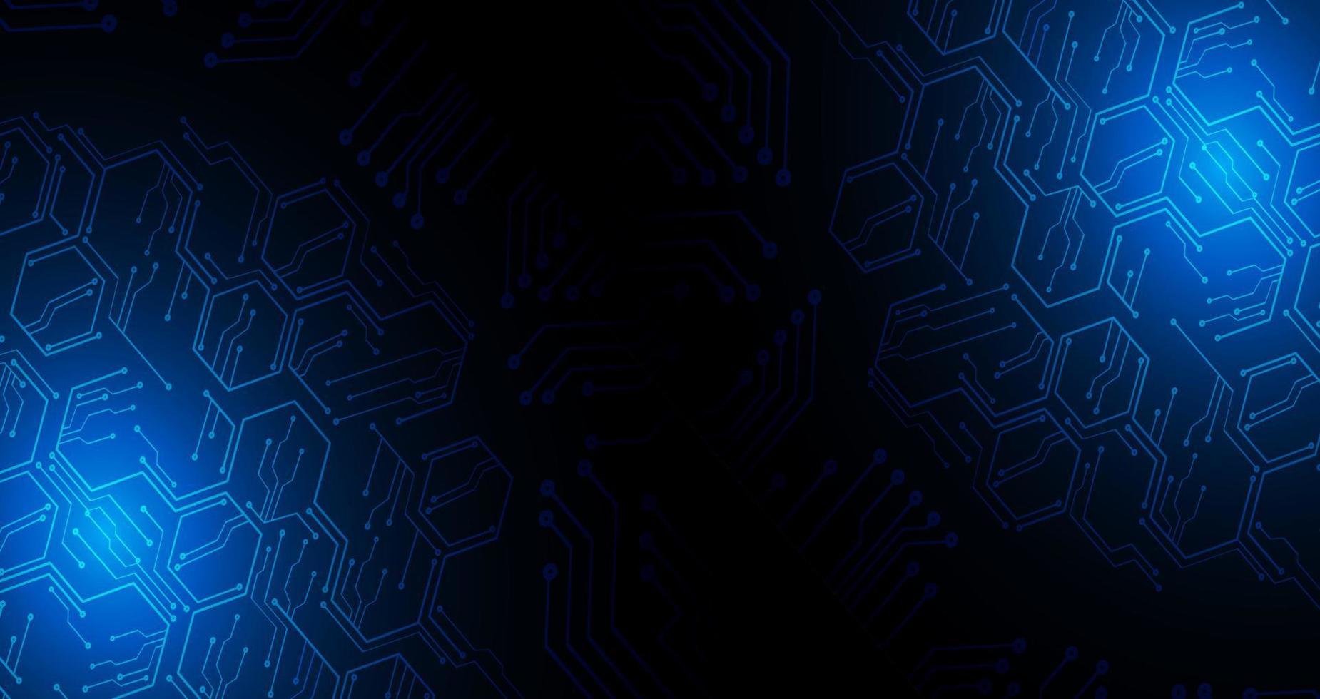 cyber circuit future technology concept background vector