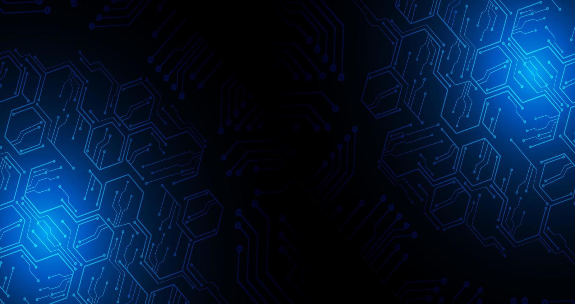 cyber circuit future technology concept background vector