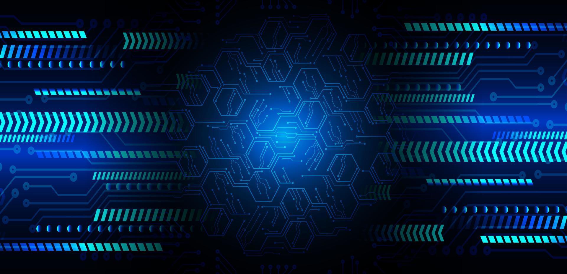 cyber circuit future technology concept background vector