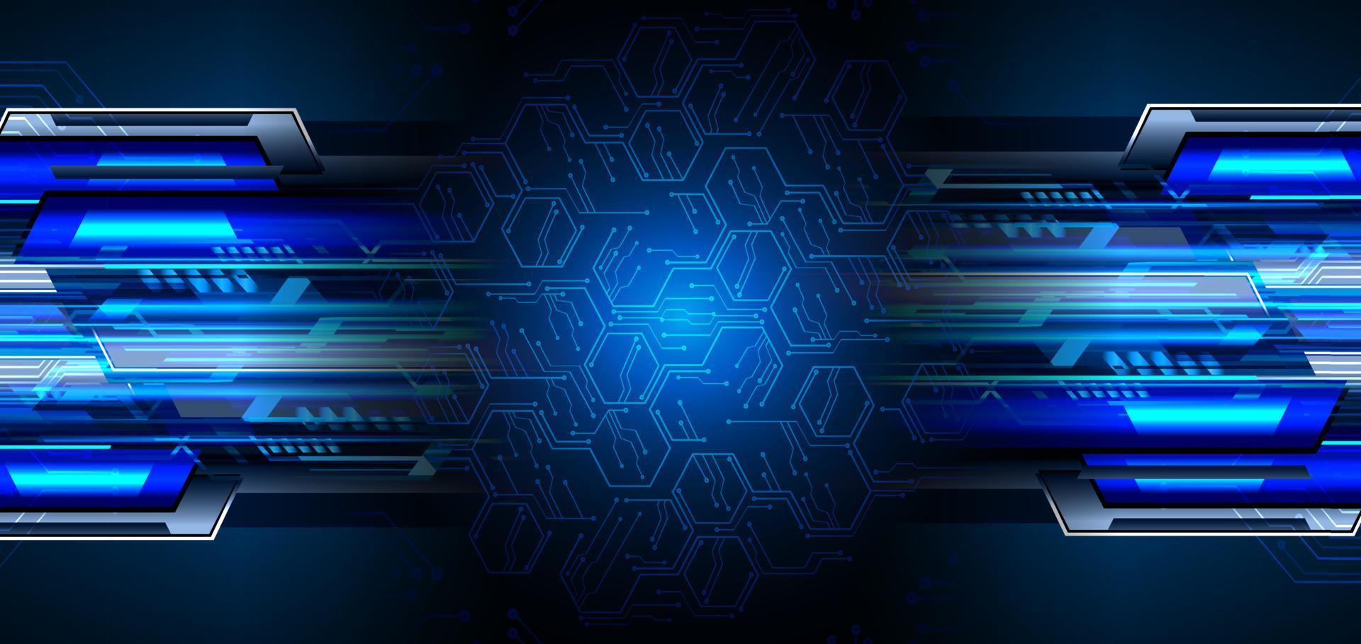 cyber circuit future technology concept background vector