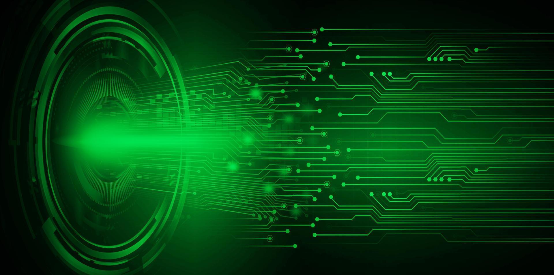 eye cyber circuit future technology concept background vector