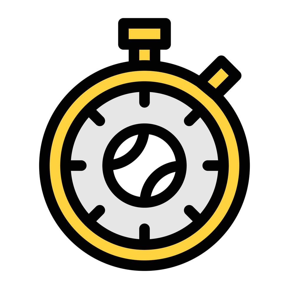 timer vector illustration on a background.Premium quality symbols. vector icons for concept and graphic design.