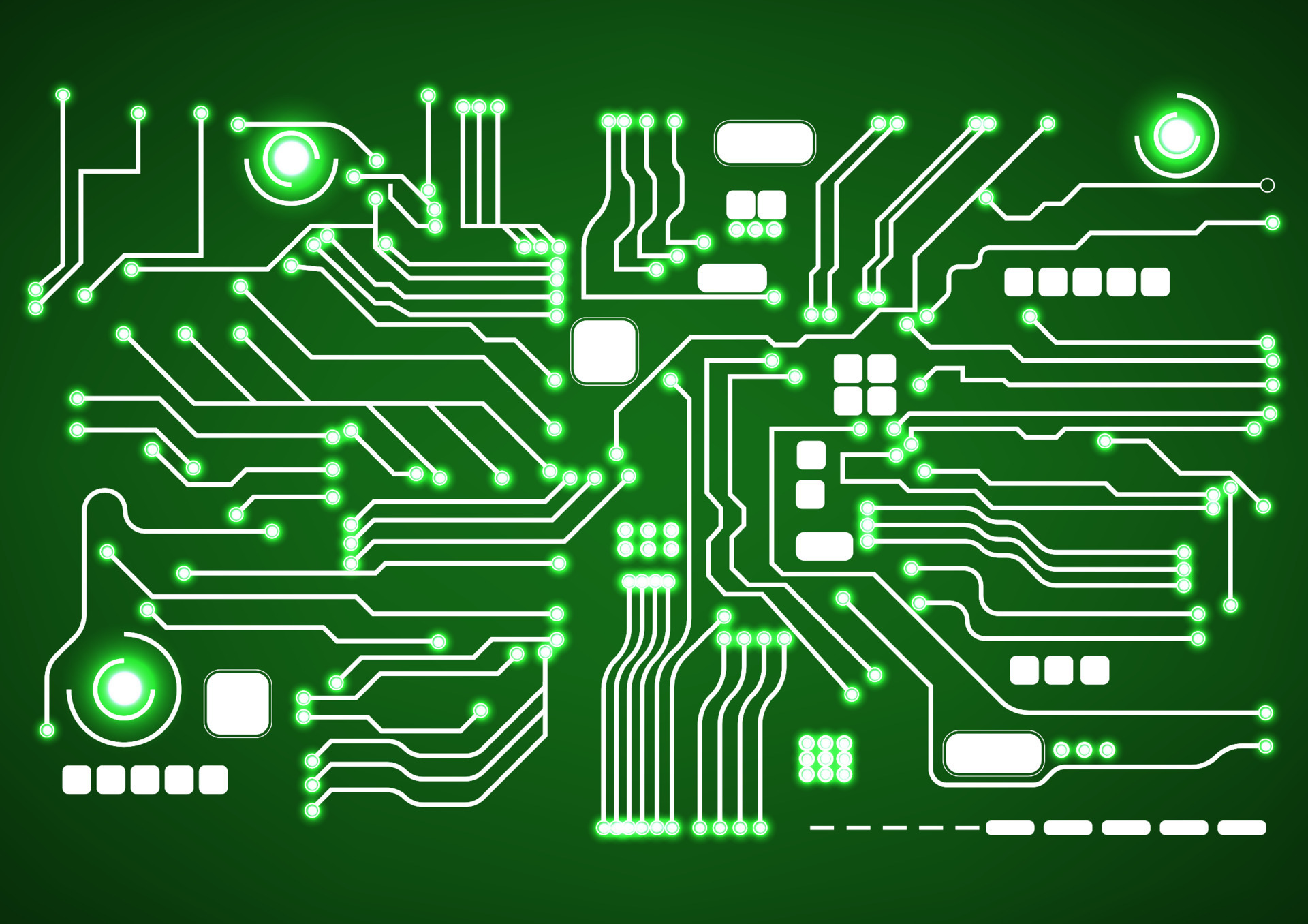 graphics design illustration digital circuit diagram technology for