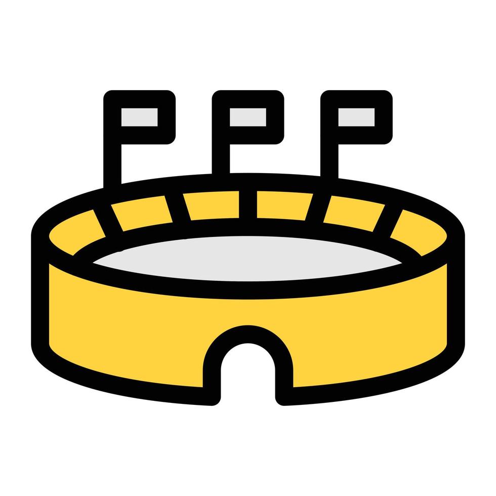 stadium vector illustration on a background.Premium quality symbols. vector icons for concept and graphic design.