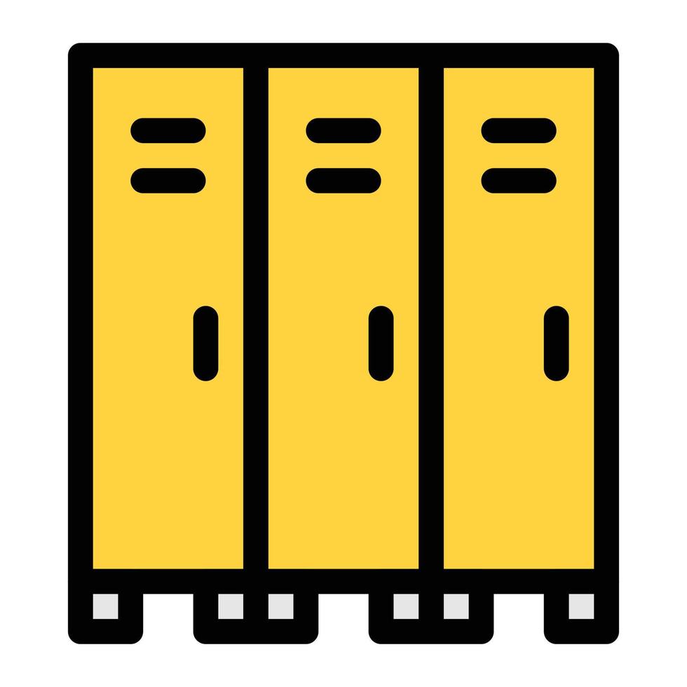 locker vector illustration on a background.Premium quality symbols. vector icons for concept and graphic design.