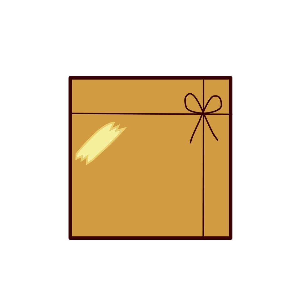 caja de regalo estética vector