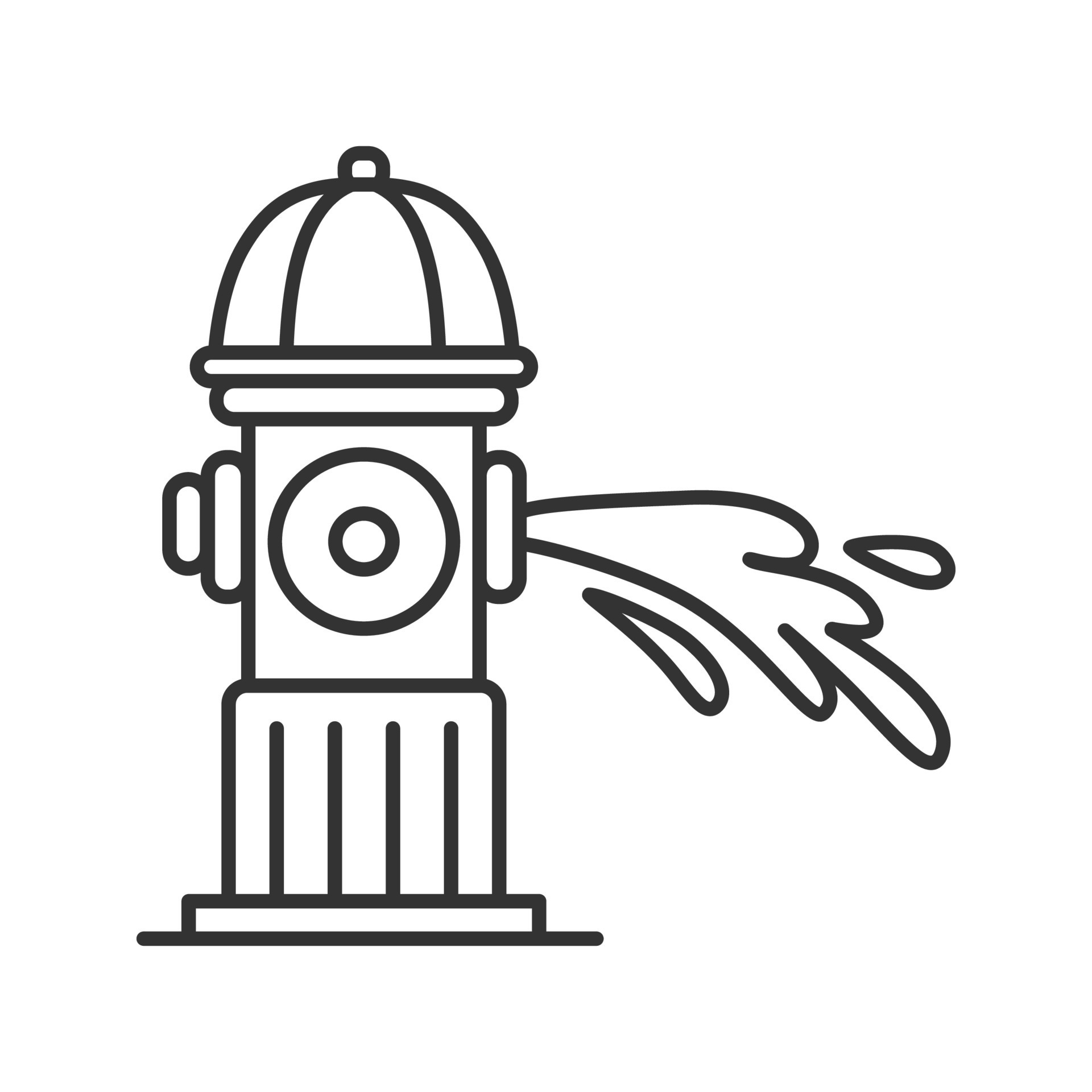 Fire Hydrant Line Drawing