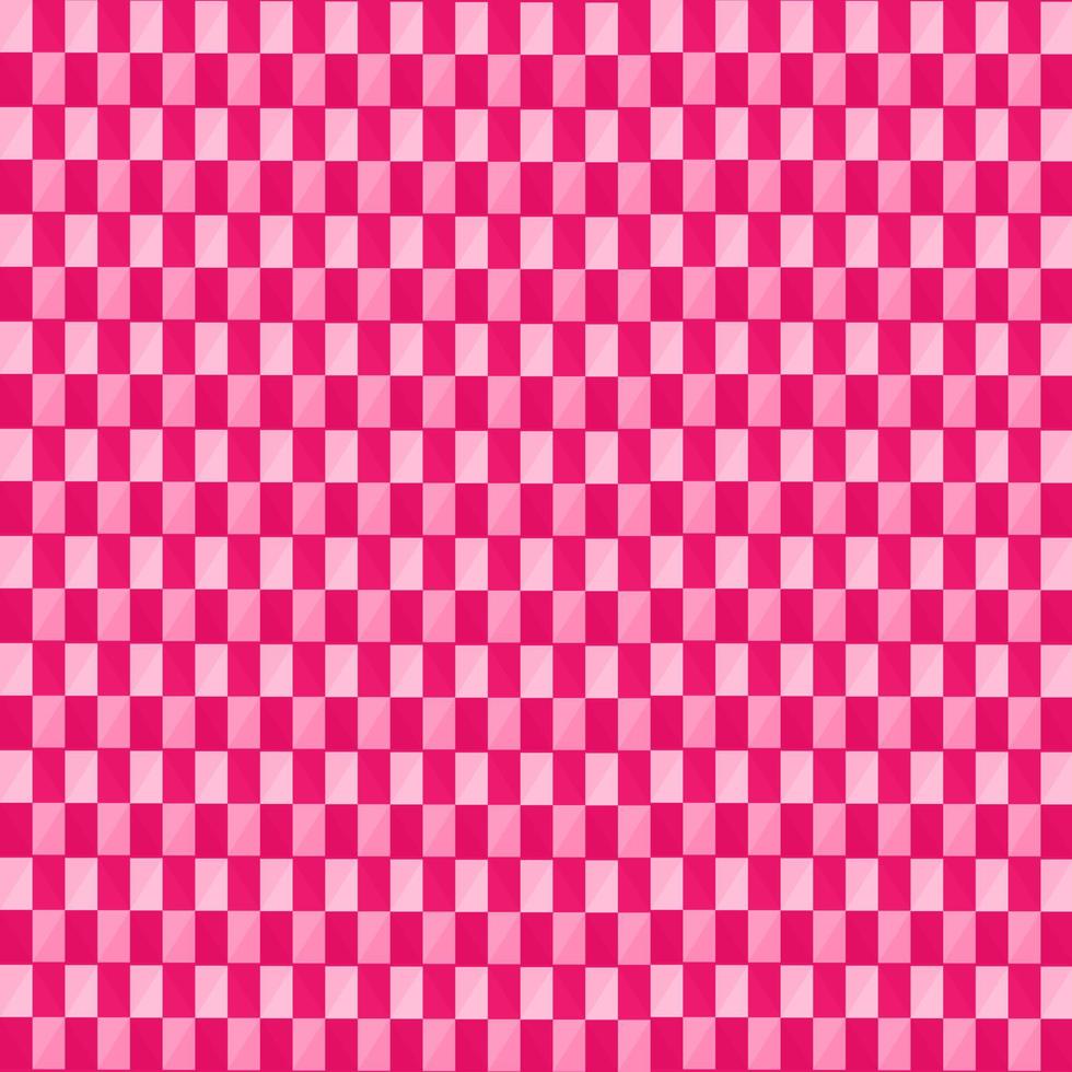 Plaid tartan pink fashion textile paper checkered pattern seamless abstract background textured vector illustration