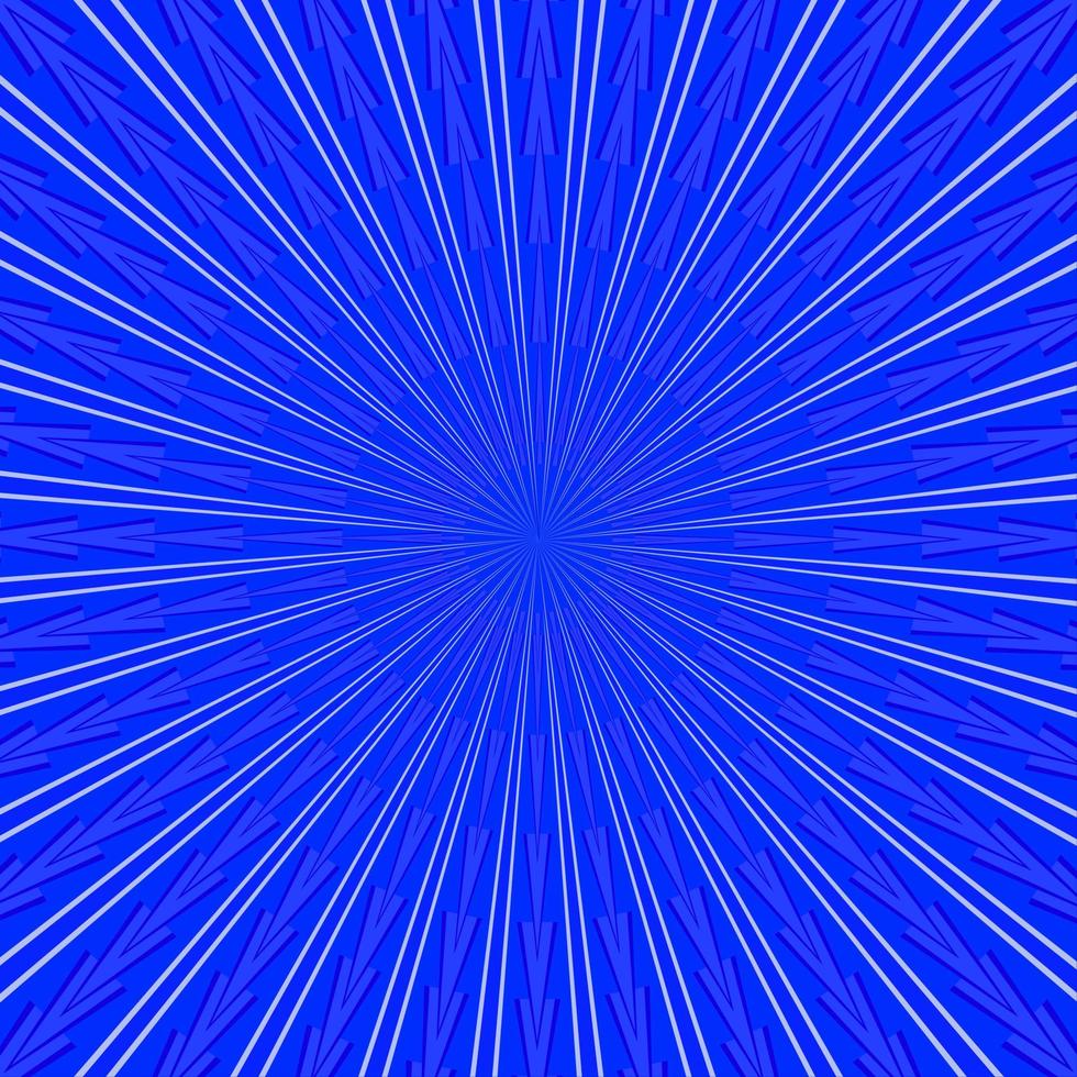 Abstract backgrounds blue rays fractal exploding festival wallpaper  vector  illustration