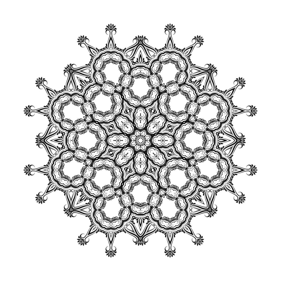 Artistic beautiful mandala design background vector