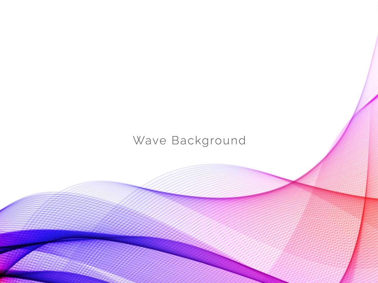 colorful motion wave style abstract background vector