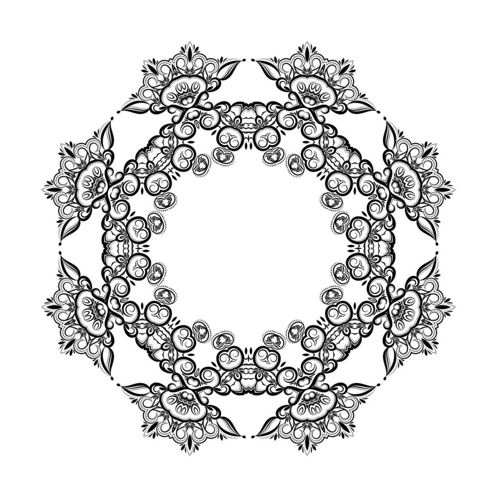 Artistic beautiful mandala design background vector