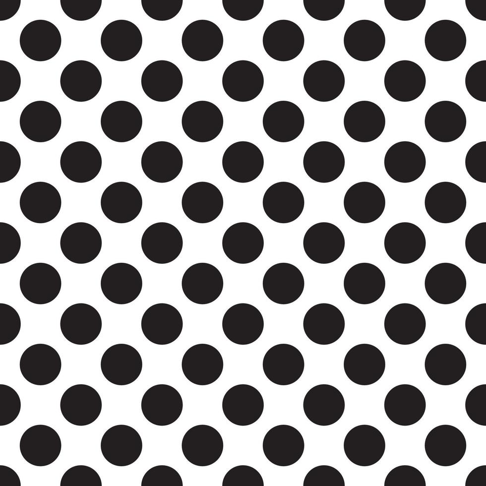 Halftone background.Big polka dot seamless pattern wallpaper.Black