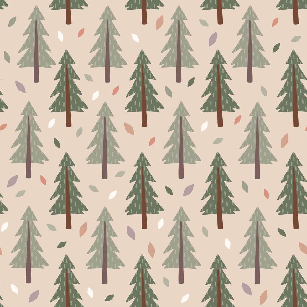 Spruce pastel pattern vector