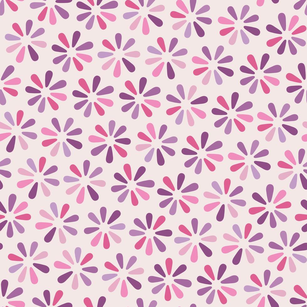 Simple petals pattern vector
