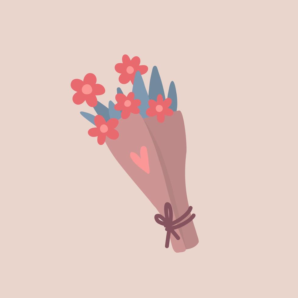 A bouquet of flowers vector