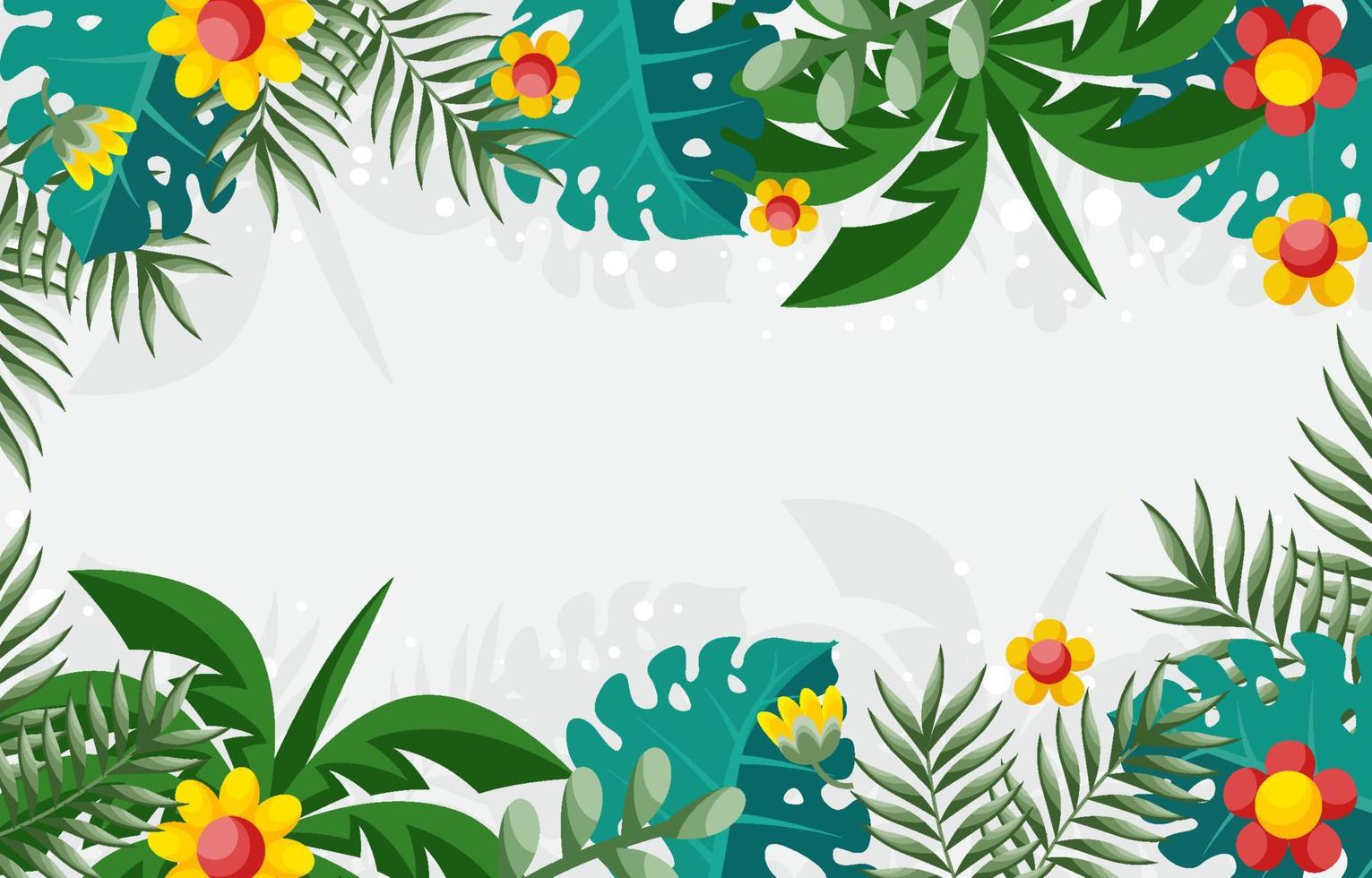 Summer Floral Background vector