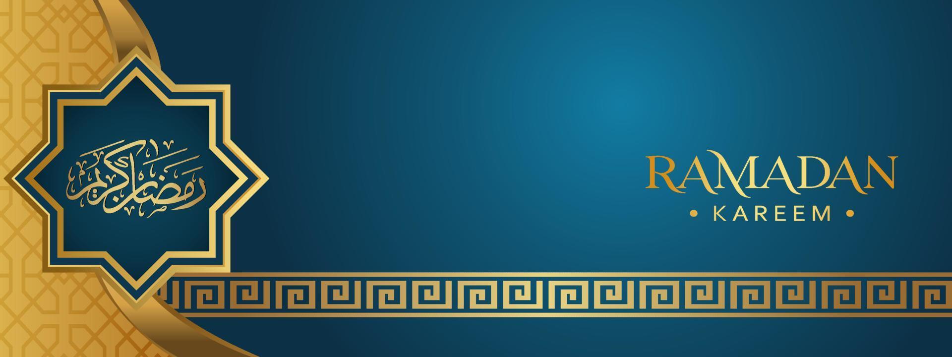 Ramadan Kareem Background Design. Vector illustration for greeting cards, posters and banners